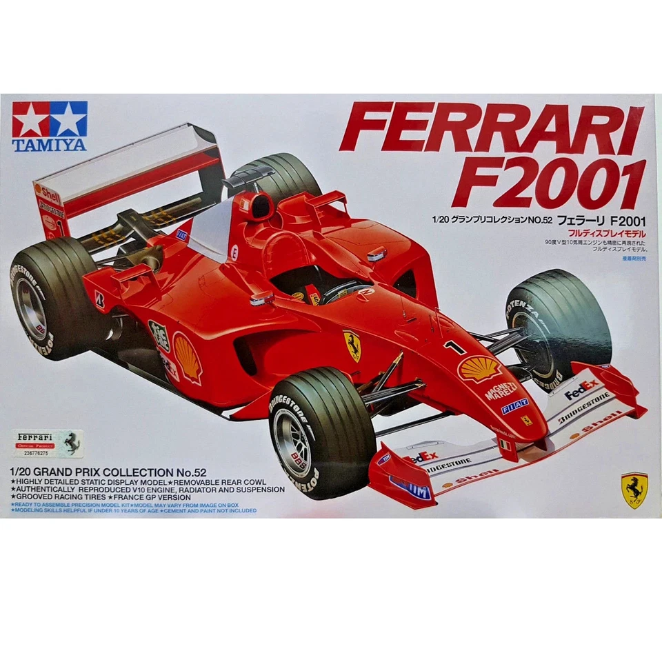 TAMIYA 20052 FERRARI F2001 scala 1/20 (leggi descrizione) - Immagine 1 di 1
