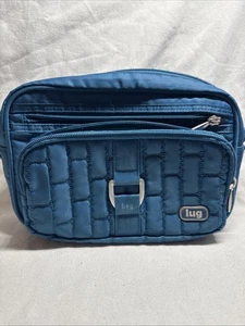 Lug Carousel Reisetasche schwarz gesteppt Gürtel/Umhängetasche - Bild 1 von 8