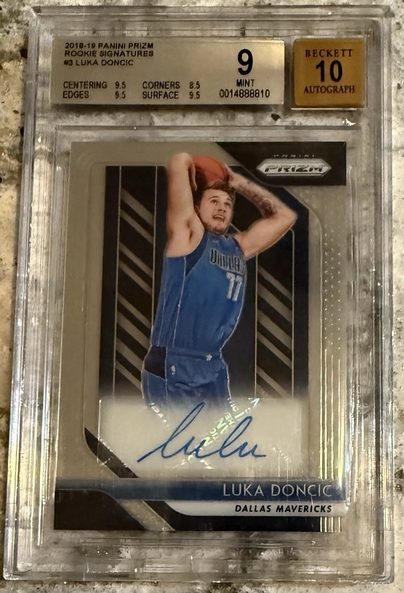 Luka Dončić 9 Graded Basketball Sports Trading Cards & Accessories