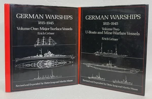 Deutsche Kriegsschiffe 1815-1945 zwei Bände von Erich Groner HB/DJ überarbeitet & erweitert - Bild 1 von 1