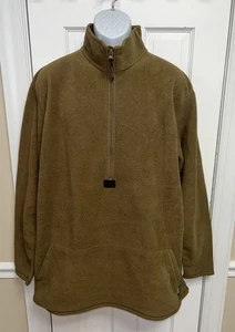 Pullover USMC Peckham Polartec polar coyote bolsillo con media cremallera *VER MEDIDAS* - Imagen 1 de 10