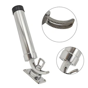 Marine Fishing Rod Holder Adjustable Fishing Holder 360-Degree Swivel Joint - Picture 1 of 8