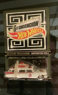 Mattel Ghostbusters ECTO-1 Brilla en la Oscuridad Hot Wheels CONVENCIÓN 2015 RLC Foto 1 de 4