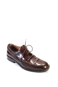 Mezlan Mens Leather Low Top Lace Up Dress Shoes Brown Size 8.5 - Picture 1 of 5