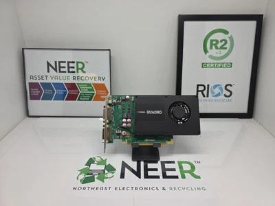 Quadro K2000D Graphics Card 2GB GDDR5 2x DVI 1x Mini DisplayPort PNY VCQK2000D-T - Image 1 of 3