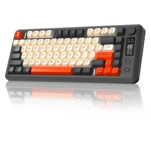 M75 Wireless Gaming Tastatur Mechanical Feel Membrane mit Regler & OLED Display... - Bild 1 von 9