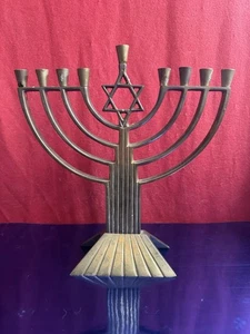Vintage Messing Menora von Hen Holon Made In Israel 60’-70’ - Bild 1 von 10