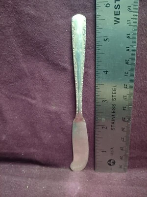 Gorham Sterling CAMELIA ESPARCIDOR DE MANTEQUILLA PLANO 5 3/4" 25 gramos SIN MONOGRAMA Foto 1 de 4