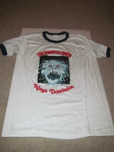 KINGS DOMINION THE HAUNTED RIVER VINTAGE T-SHIRT LOST WORLD MOUNTAIN RIDE SIZE L - Bild 1 von 8