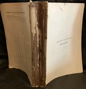 1923 "Mechanics Of Machinery: Mechanism" First Edition Book. By Robert Heck - Bild 1 von 6