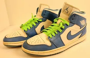 Size 12 - Jordan 1 Mid UNC Blue Nike Retro Model 554724-106 - See Photos - Picture 1 of 19