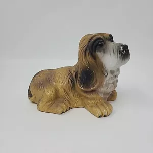 Vintage GEI 1997 Ceramic Bassett Hound Dog Figurine - Picture 1 of 7