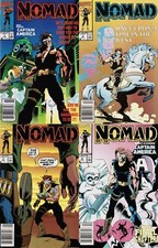 Nomad #1-4 Newsstand Covers (1990-1991) Marvel Comics - 4 Comics