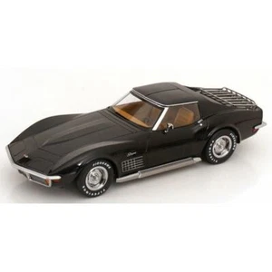 Kkdc181224 1/18 Chevrolet Corvette C3 1972 Black Diecast Mini Car With Removable - Picture 1 of 8