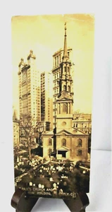 Die Wolkenkratzerkarte Paulskirche & Parkreihe - Serie I. G. Neuburg - 1908 - Bild 1 von 5