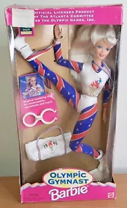 Olympic Gymnast Barbie Doll 1996 Atlanta - Mattel 1995 - NIB - Picture 1 of 10