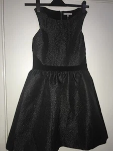 Lucy Paris black Metallic flare party dress UK Size 12 - Picture 1 of 7