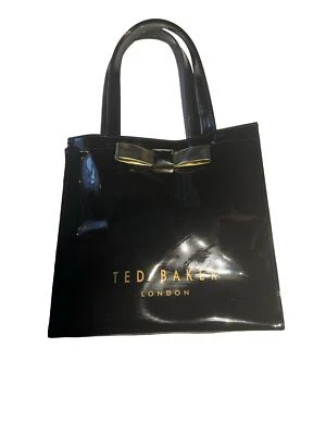Ted Baker Patent Leather Small Bag With Bow - Image 1 of 4