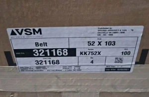 (4) 321168 VSM KK752X 52 x 103" P100 Grit Aluminum Oxide Sanding Belts NIB! - Picture 1 of 1
