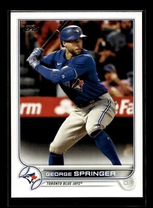 2022 Topps Series 2 #361 George Springer (NM+)(BAS) - Picture 1 of 2