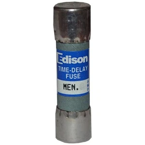 MEN.8 Edison .8A 250VAC Midget Time Delay Ferrule Type Fuse --SES - Picture 1 of 1