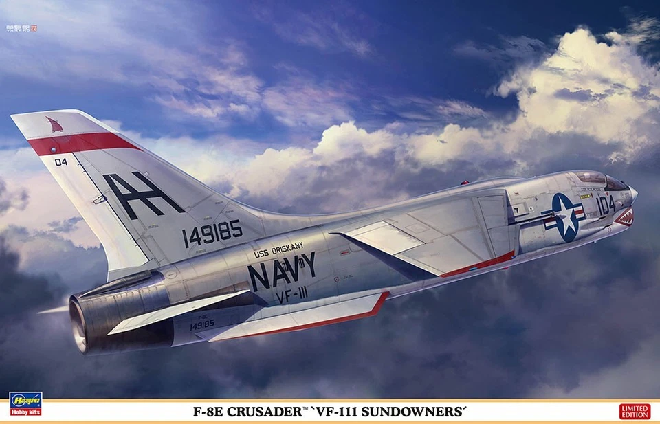 F-8E Crusader VF-111 Sundowners 1/48 - HASEGAWA 07524