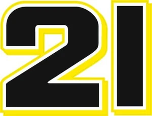 NEW FOR 2021 #21 Matt DiBenedetto Racing Sticker Decal - SM thru XL - Var colors - Picture 1 of 10