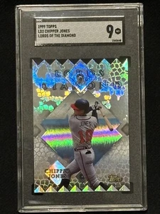 Chipper Jones Topps Lords Of The Diamond 1999 PSA 9 Atlanta Braves Salón de la fama LD2 - Imagen 1 de 4