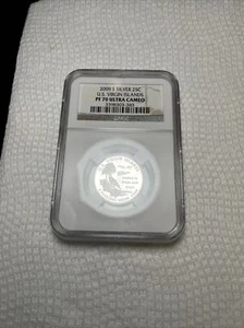 2009 S Quarter US Territories PF70 Ultra Cameo Virgin Islands NGC Certified - Picture 1 of 4