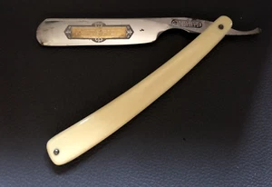 rasoir ancien INTREPIDE VERITABLE VINCENT IC rare antique cut throat razor - Imagen 1 de 7