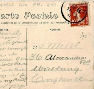 FRANCE 1911 BOITE MOBILE Paquebot SHIP *Brighton* Postcard {samwells-covers}CQ58 - Picture 1 of 5