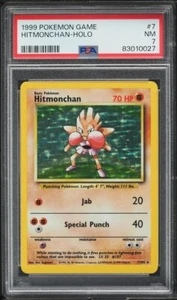 1999 Pokemon Base Set Hitmonchan Holo PSA 7 VG-EX 7/102 - Picture 1 of 2