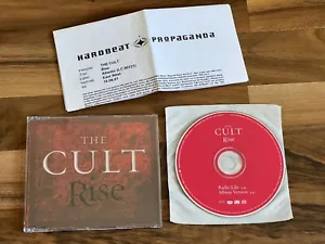 THE CULT Rise 2001 GERMANY promo CD single + German info - Imagen 1 de 3