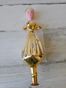 Italienischer Glas Dame Baumaufsatz Vintage Weihnachtsbaum - Bild 1 von 10