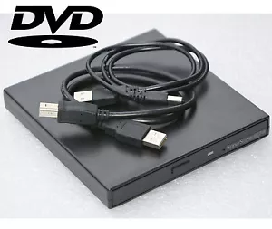 External Dvd-Rom Cdrom USB DVD Drive Compact Lightweight + Cables External LW2 - Picture 1 of 1