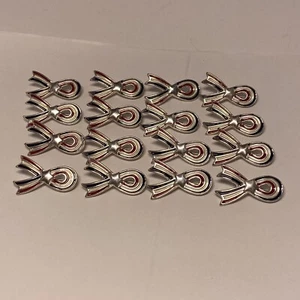 American Flag Ribbon Pins, Sterling Silver & Enamel, Lot if 15, 68.5 Grams, Star - Picture 1 of 7