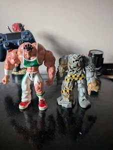 RARE Hasbro '05 Action Man ATOM villain Bundle Of 2, Flesh And Toxic Sludge Mass - Picture 1 of 1