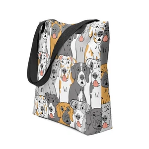 Great Dane Dog Retro Tote Shopping Library Bag Pool Tote Gift - Picture 1 of 18