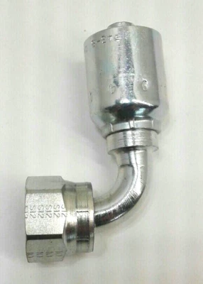 Parker 1J943-10-8 CrimpFitting 1/2''H x 5/8''Female Seal-Lok-Swivel 90°Elbow 5pk - Image 1 of 4