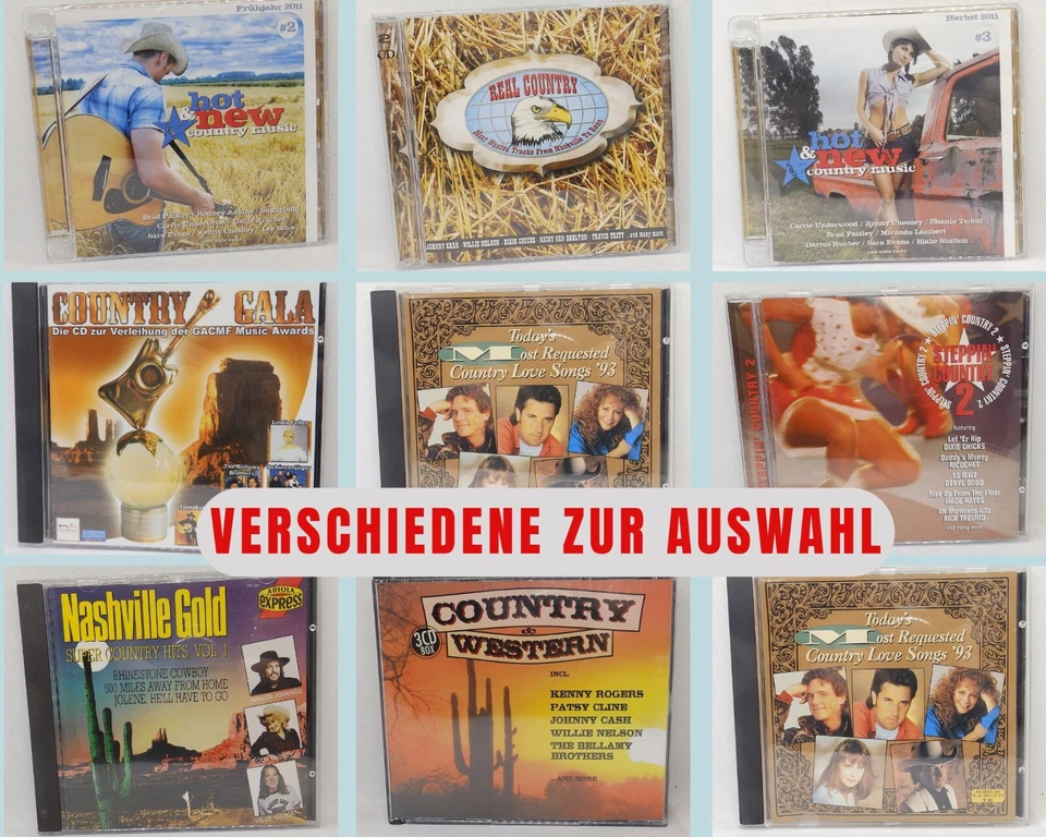 Musik CD Sampler Country Music Verschiedene zur Auswahl - Bild 1 von 1
