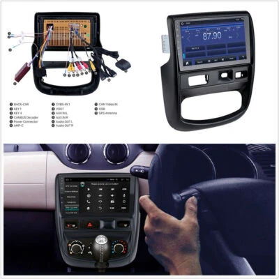 9" Car Android 10.0 GPS Navigation WiFi DAB 1+16GB For 2012-2020 Renault Duster - Image 1 of 4