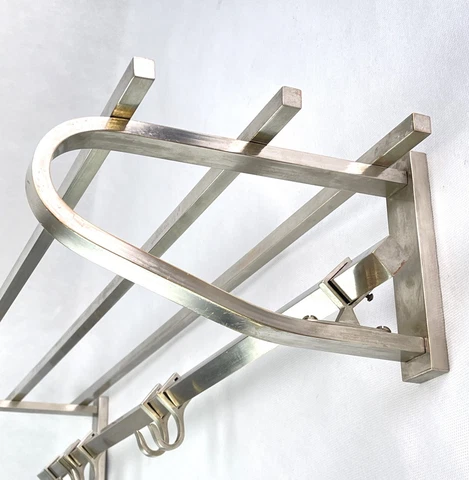 Art Deco Wardrobe Wall Coat Rack 1930er Years Approx. 35 3/8in Cover