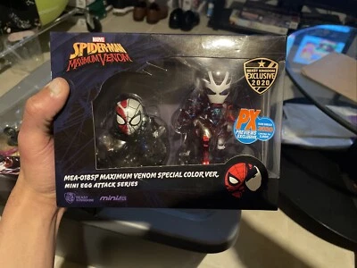 Spider-Man Maximum Venom Mini Egg Attack Series - Vistas previas Exclusivas Beast SDCC Foto 1 de 4