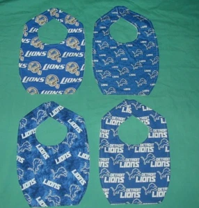 .Nuevo Babero Hecho a Mano Bebé Niño Detroit Lions Fútbol 4 Estilos/DESCUENTOS DE ENVÍO - Imagen 1 de 5