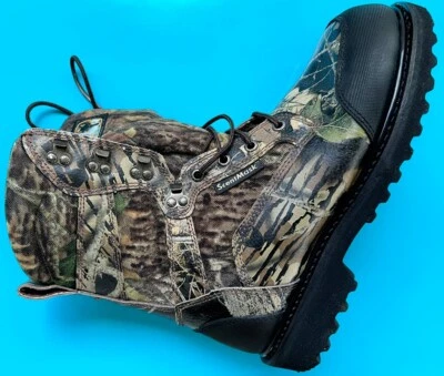 MENS 9W WILD WOLF By ROCKY Thinsulate 800 Gram ScentMask Camo Hunting Boots - Image 1 of 4