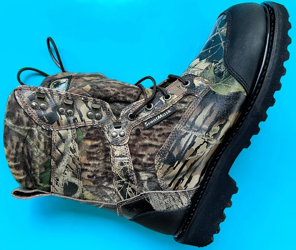 MENS 9W WILD WOLF By ROCKY Thinsulate 800 Gram ScentMask Camo Hunting Boots - Image 1 of 4