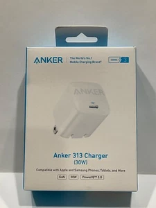 Anker 313 Charger 30W Series USB C Fast Charging GaN Tech Phones or tablet - Picture 1 of 2