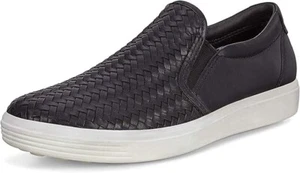 ECCO Mujer Suave 7 Tejido Sin Cordones, Negro, Talla 7-7.5 - Imagen 1 de 2