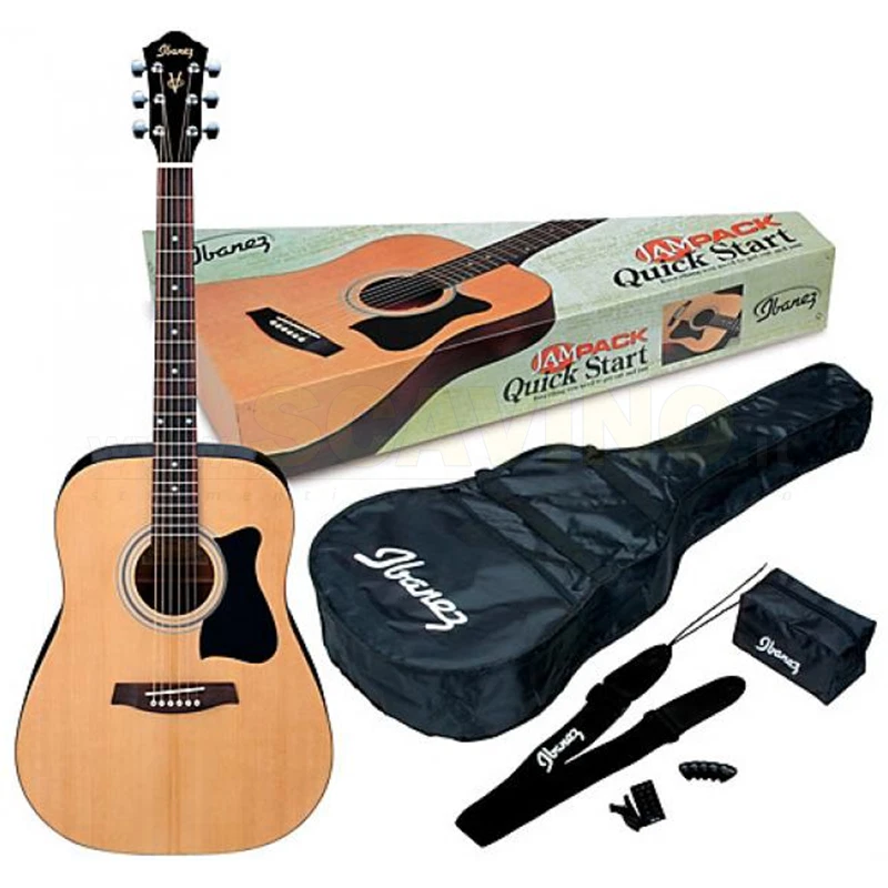 IBANEZ V50NJP JAM PACK,CHITARRA ACUSTICA + ACCESSORI,NUOVA. - Immagine 1 di 1