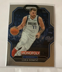 2022-23 Panini Prizm Monopoly Basketball Luka Dončić Prizm All-Stars Card